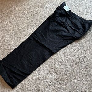 Avenue Women's Black Wide Leg Pants